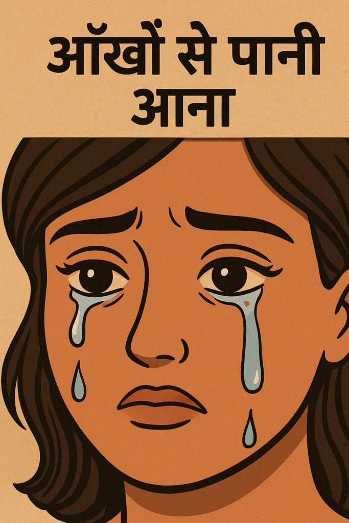 आँखों से पानी आना