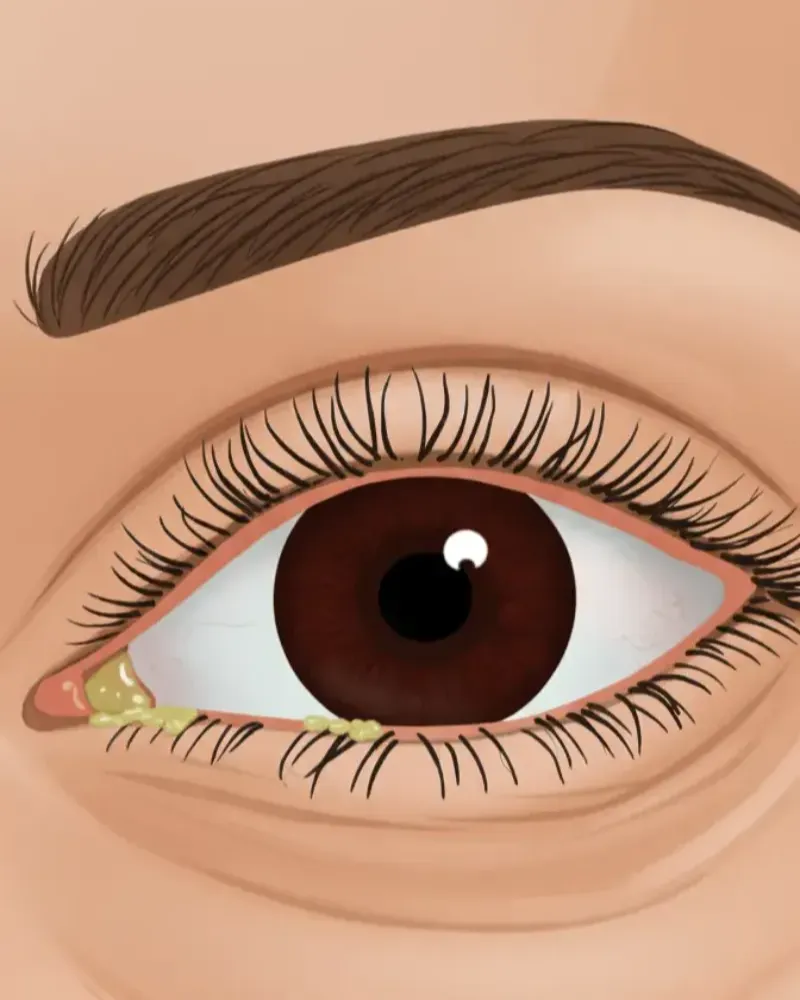 आँख से कीचड़ आना 