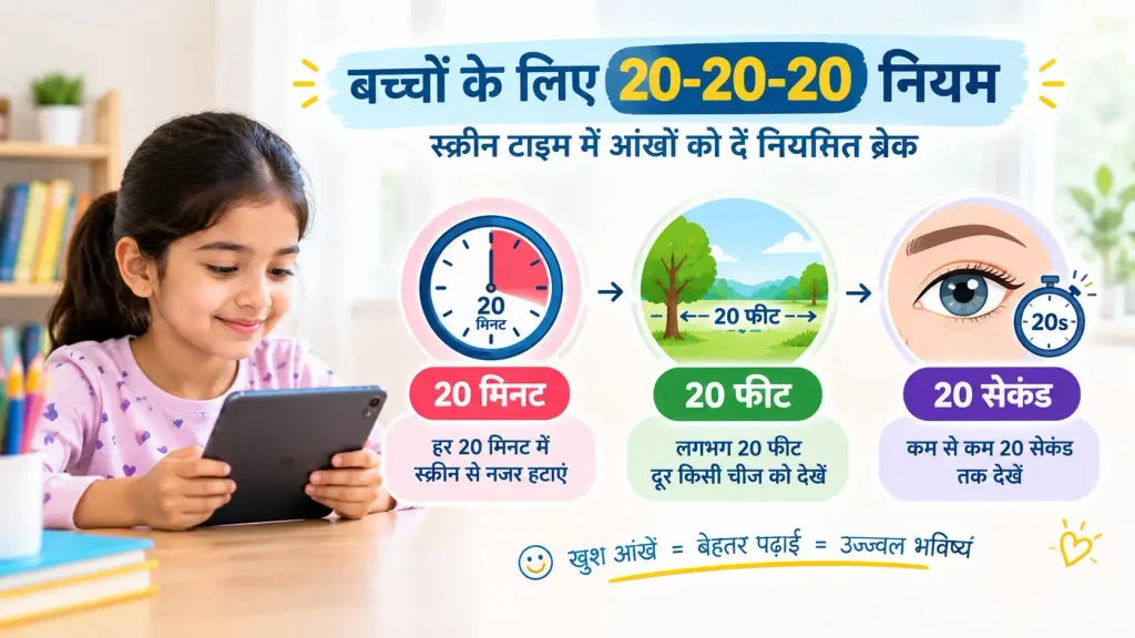 20-20-20 rule in hindi 20-20-20 नियम क्या होता है?
