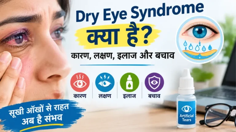 ड्राई आई सिंड्रोम के कारण, लक्षण, इलाज और बचाव